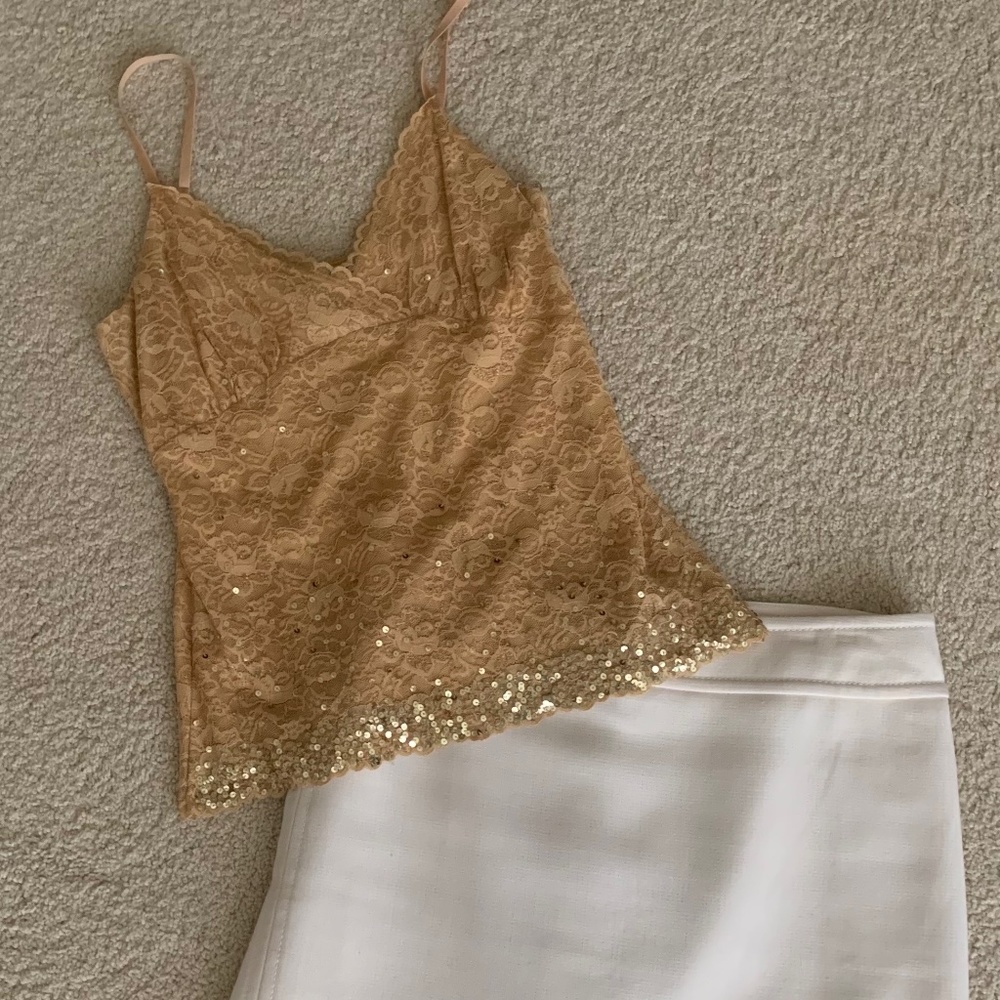 INC Gold color cami